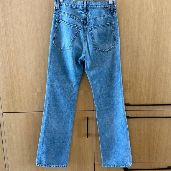 Jamie Haller The Sunday high rise straight leg Denim Jeans Women’s size 24 - Picture 8 of 11